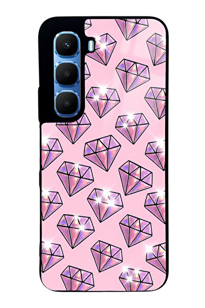 Spoyi غطاء هاتف إنفينكس هوت 60 بتصميم ماسي لامع