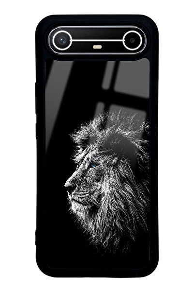 Spoyi Tecno Spark Slim Aslan Tasarımlı Glossy Telefon Kılıfı