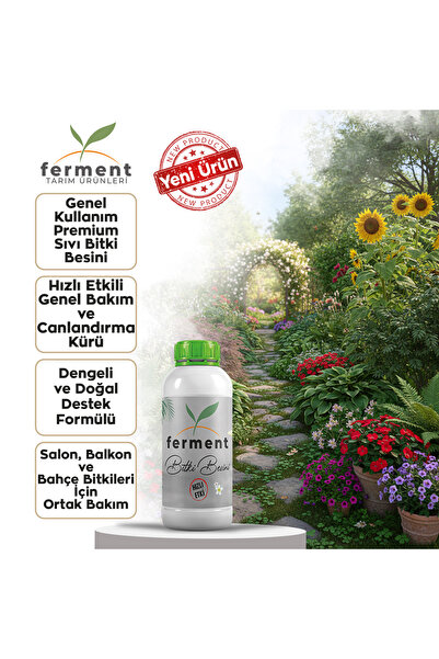 Bitki Besini 500 ml Hızlı Etkili Genel Bakım ve Canlandırma Kürü