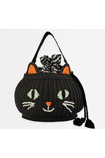 Meri Meri - Trick or Treat Straw Bag - Cat