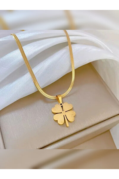 OEM Lucky Love Clover Pendant Necklace – 18K Gold Plated