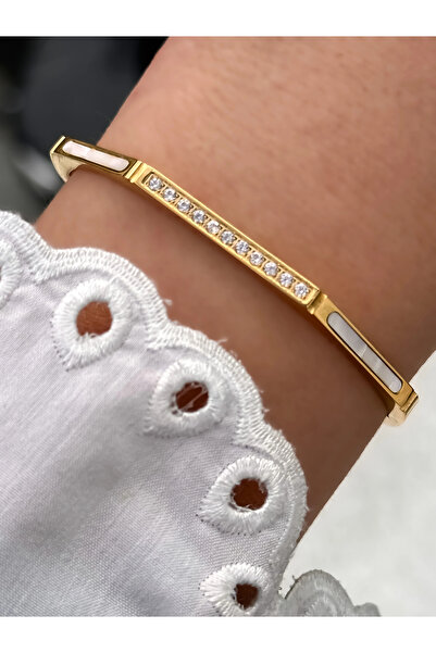 FERRO Yellow Steel Handcuff Cord Crystal Stone Women's Bracelet Frjw10023A-B ...