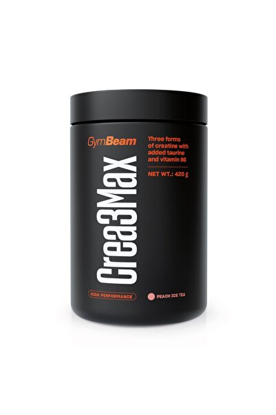 GymBeam Creatine Crea3Max, 420 g, ceai cu gheață de piersici