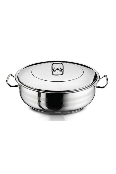 Perfect Home Stainless steel saucepan 16.5 liters with lid