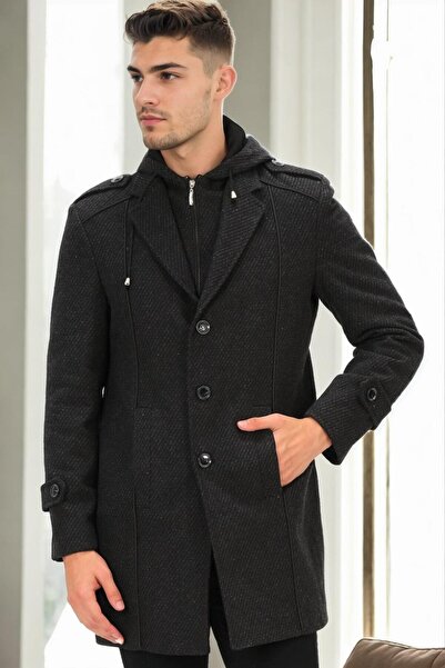 Dewberry Men's Overcoat, Warm, Stylish, Casual, Classic, Trendy Model