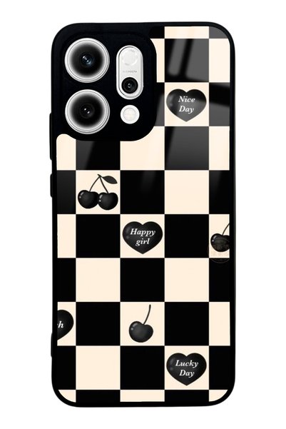 Spoyi Oppo Reno 14 Happy Girls Design Glossy Phone Case