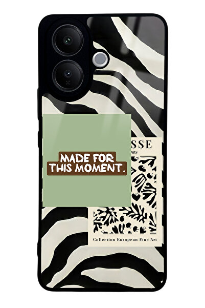 Spoyi Vivo V60 Lite Green Mattisse Tasarımlı Glossy Telefon Kılıfı