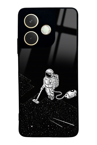 Spoyi حافظة هاتف لامعة بتصميم رائد الفضاء تاتيانا لهاتف أوبو A5 برو