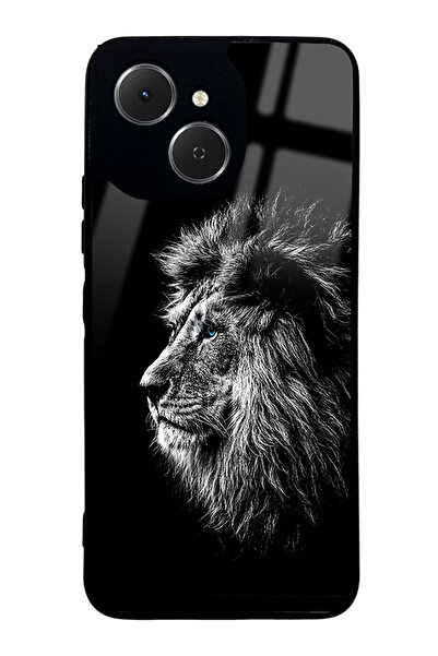 Spoyi Tecno Spark 40C Aslan Tasarımlı Glossy Telefon Kılıfı