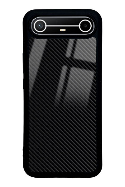 Spoyi Tecno Spark Slim Carbon Tasarımlı Glossy Telefon Kılıfı
