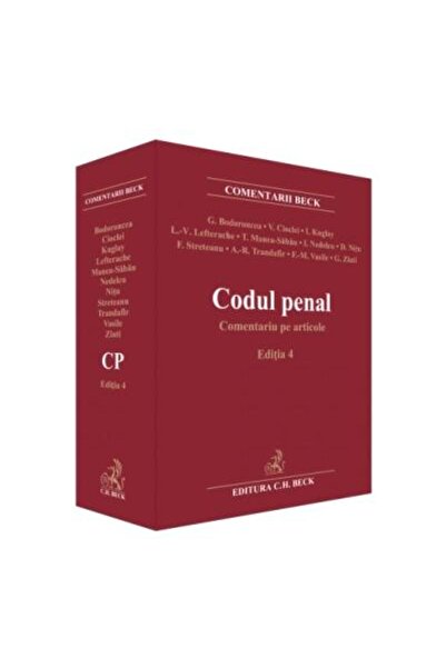 Editura CH Beck Codul penal. Comentariu pe articole. Editia 4, Val