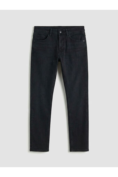 LC Waikiki Μαύρο ανδρικό τζιν παντελόνι 750 Slim Fit