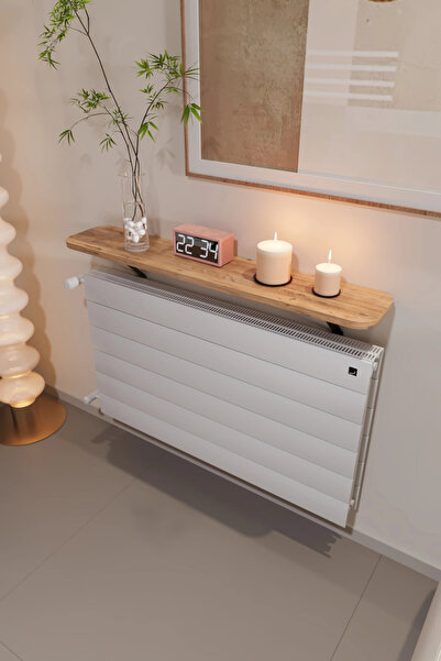 ED PET DİZAYN Petek Üstü Dresuar Dekoratif Uçan Raf Kalorifer Peteği Rafı 100 Cm