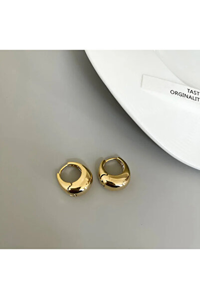 Choice1 HE10583-3 Stainless Steel Smooth Metal Chunky Hoop Earrings for Women...