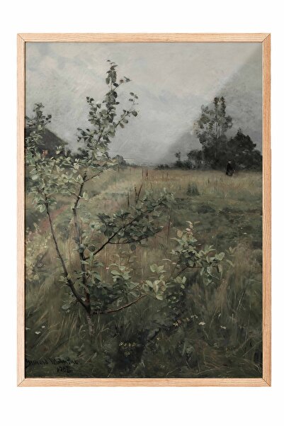 Postifull Vintage Painting, Wooden Framed Poster, Vintage Wall Decor