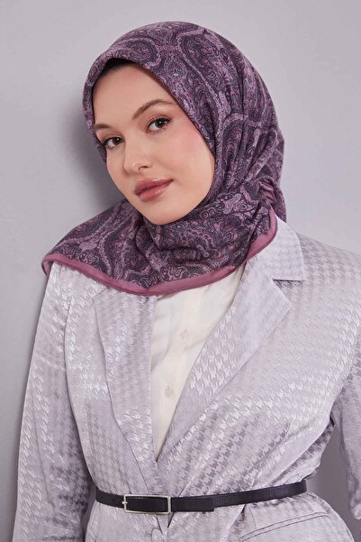 Levidor Rose dust china pattern silk cotton scarf