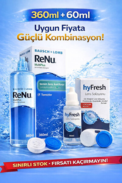 Renu 360ml + Hy fresh 60ml Lens Solüsyonu