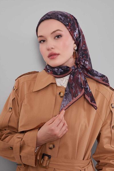 Levidor Coffee Drip Pattern Silk Cotton Scarf