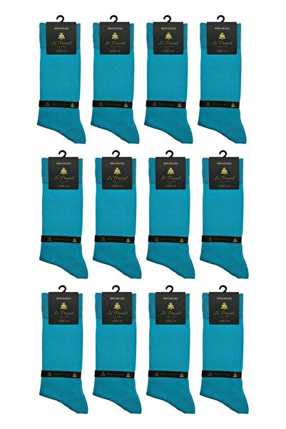 La Pescara La'Pescara Ultra Luxury 12-Piece Plain Glass Blue Mercerized Men's...