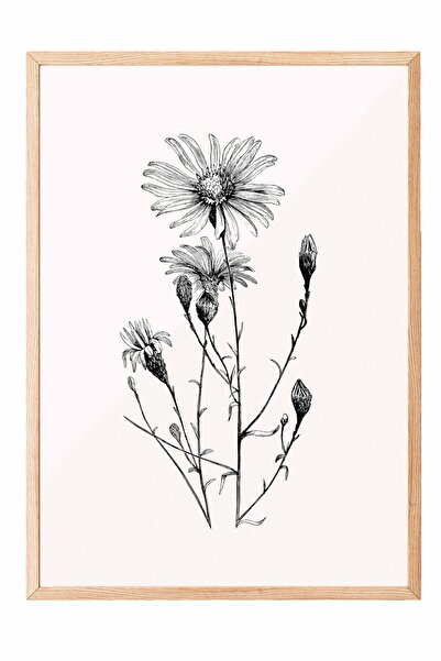 Postifull Vintage Painting, Wooden Framed Poster, Vintage Wall Decor