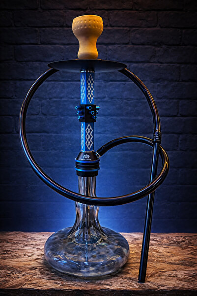 Dark Wolf Nargile Takımı – Cam Vazo, Alüminyum Gövde, Çelik İç Yapı, Silikon ...