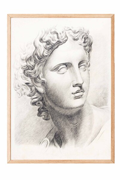 Postifull Vintage Painting, Wooden Framed Poster, Vintage Wall Decor