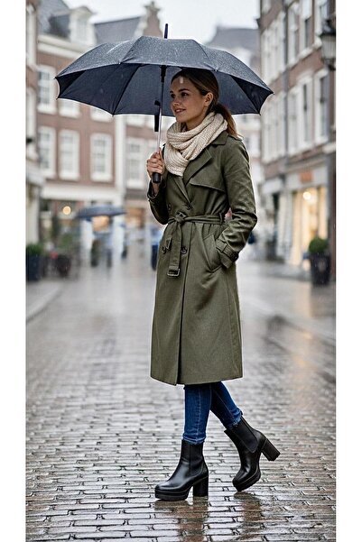 PUNTO 322141 Platform Elastic Pull-On Boots'Heel 8.5 Platform 3.5 cm'