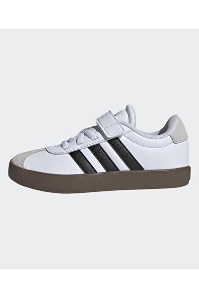 adidas حذاء التزلج VL Court 3.0 - أبيض سحابي/أسود أساسي/رمادي