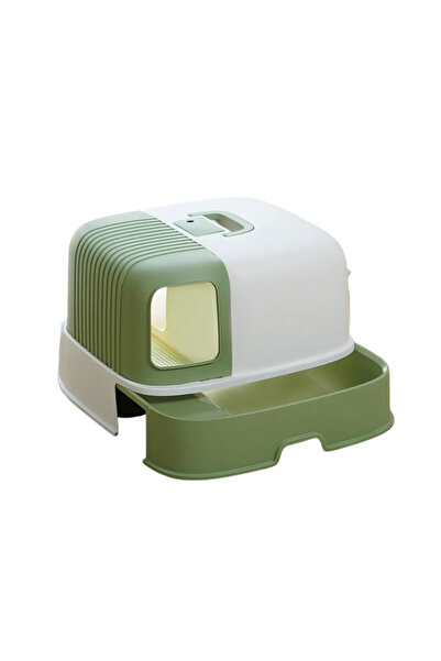 PADO Claws Cat Litter Box 57.6*52.8*38Cm-Green