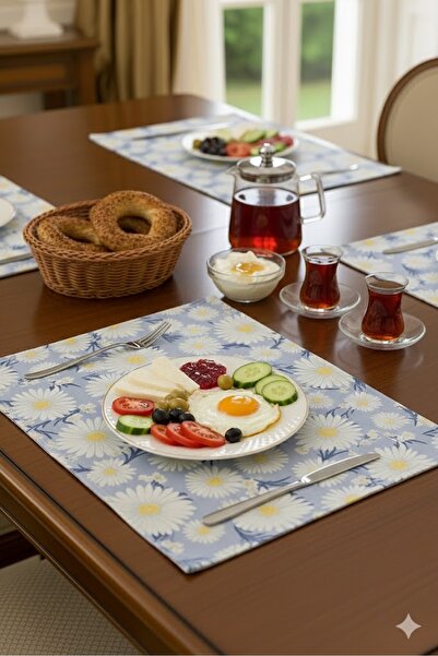 Rona Home Suporturi pentru farfurii Petibör cu model Papatya – Set de 6