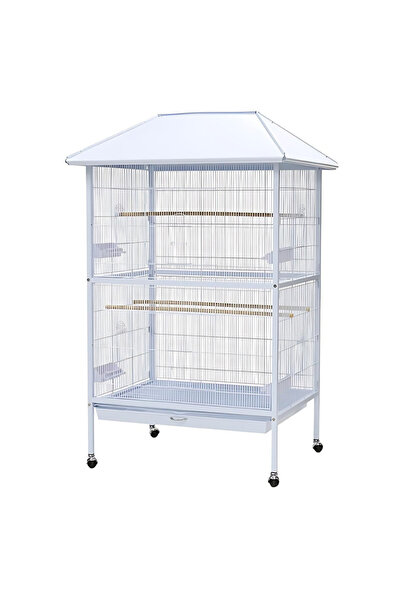 Dayang قفص طيور (A01) - 107 × 88.5 × 170 سم - أبيض