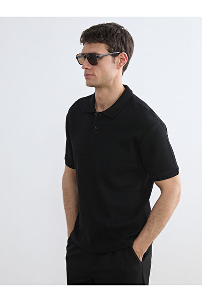 LC Waikiki Sparkling Choices by Shining Store Devrik Roba Collar Men's T-Shirt