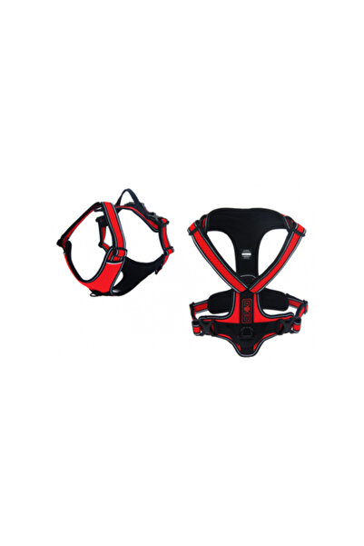Doco Vertex Front Range Harness - 3m Reflective[Color - Maroon, Size - M]