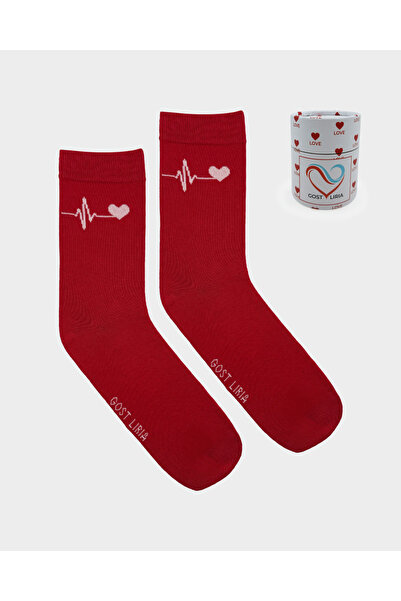 GOST LİRİA Crimson – Patterned Unisex Socks