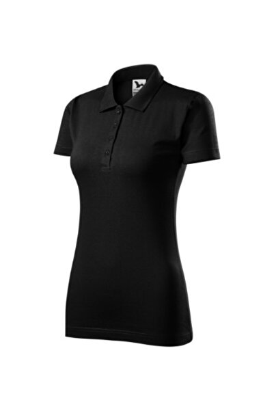 Malfini Women's polo shirt, Single J. 223, M Black