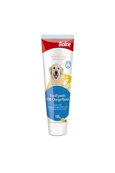 Bioline معجون أسنان 100 غرام [الوزن - 100 غرام، النكهة - برتقال]