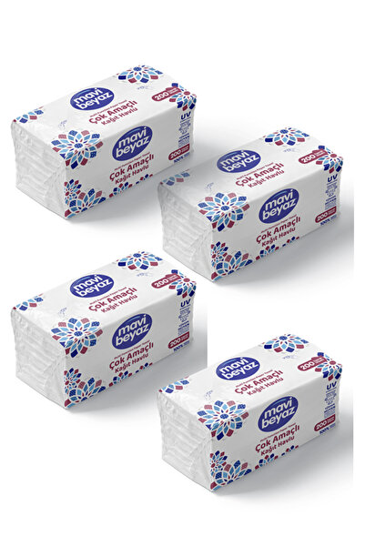 Mavi beyaz Çok Amaçlı Kağıt Havlu 800 Yaprak – UV Teknolojisiyle Sterilize, %...