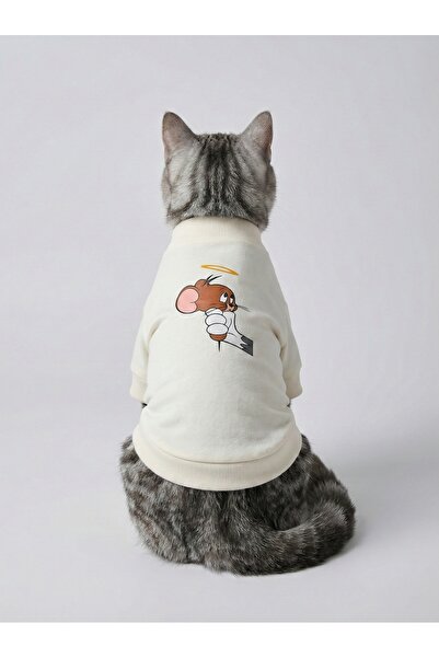 BRZ COLLECTION ملابس توم وجيري ''جيري'' مطبوع للقطط - ملابس للكلاب - إكرو