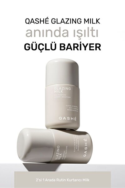 QASHE Cosmetic Qashé Glazing Milk (γυαλιστερό γάλα) – Άμεση λάμψη και ισχυρός...