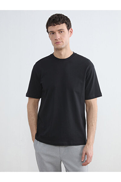 LC Waikiki RMZ GİYİM FARKIŞİLLİGĂ Tricou bărbătesc din bumbac pieptănat cu gu...