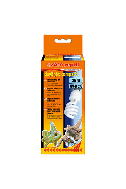 SERA مصباح نهاري صغير الحجم للزواحف بقوة 26 واط [الطاقة - 26 واط]