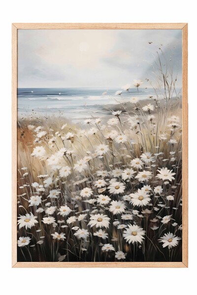 Postifull Vintage Painting, Wooden Framed Poster, Vintage Wall Decor