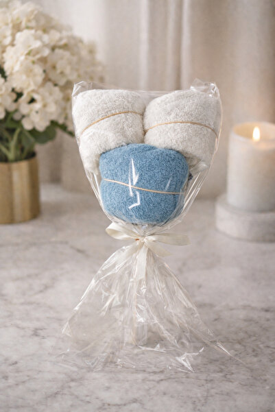 SAVESSA Buket 3-Piece Kitchen-Elyüz-Gift-Trinket-Lover-Birthday-100% Cotton-Q...
