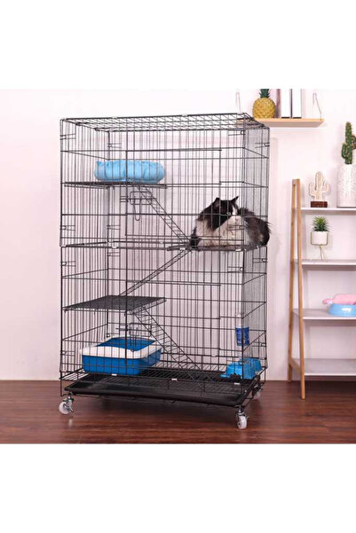 PADO قفص للقطط [الأبعاد - 76 × 52 × 100 سم]