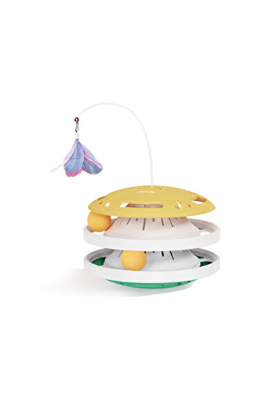 Pawgether لعبة قطة الدائرة CC1-23x23x16.8 سم