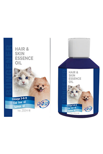 Bungener زيت خلاصة الشعر والبشرة للقطط والكلاب - 250 مل (زيت السمك)