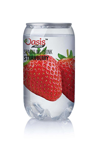Oasis مشروب غازي بنكهة الفراولة، 350 مل × 24 قطعة