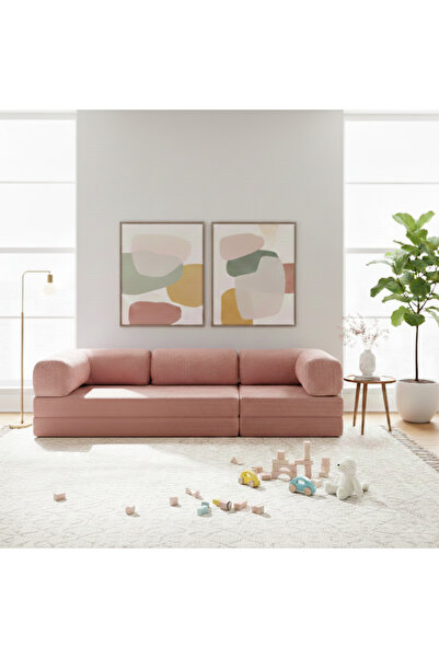 NWİN HOME Linea Long 100*300 Sünger Koltuk Takımı Modüler Minder Dinlenme Köşesi