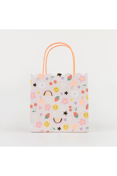 Meri Meri حقائب الحفلات بتصميم أيقونات الوجوه السعيدة - حقائب الحفلات بتصميم ...