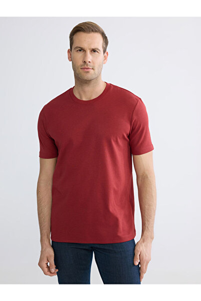 LC Waikiki Rmz Gi̇yi̇m Farkiyla Dry Touch Zero Roba Collar Men's T-Shirt